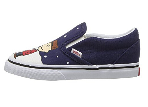 Vans Kids Classic Slip-On x Peanuts Christmas 童款一脚蹬帆布鞋