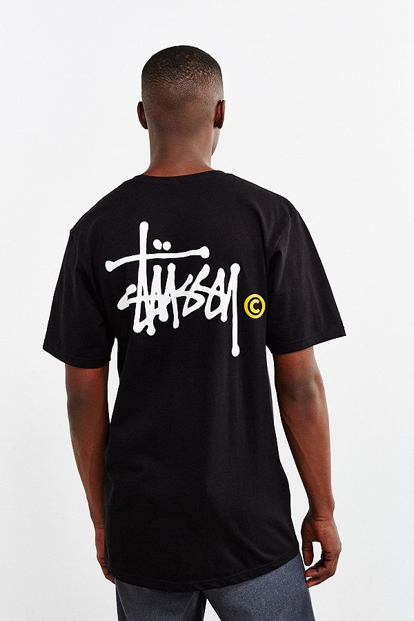 上新！Stussy 经典后背 logo T-Shirt 男士T恤