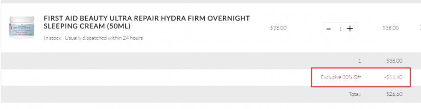 FIRST AID BEAUTY *美人 保湿修护睡眠面膜 50ml