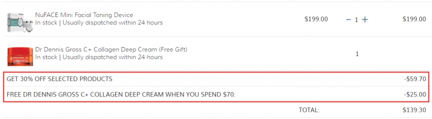 7折！NUFACE 微电流提拉紧致美容仪