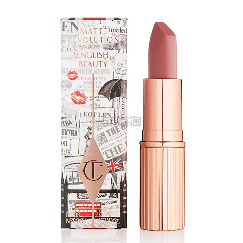 【美元汇率佳】补货+满额送礼！Charlotte Tilbury CT 哑光丝绒唇膏 官网限量色号English Beauty