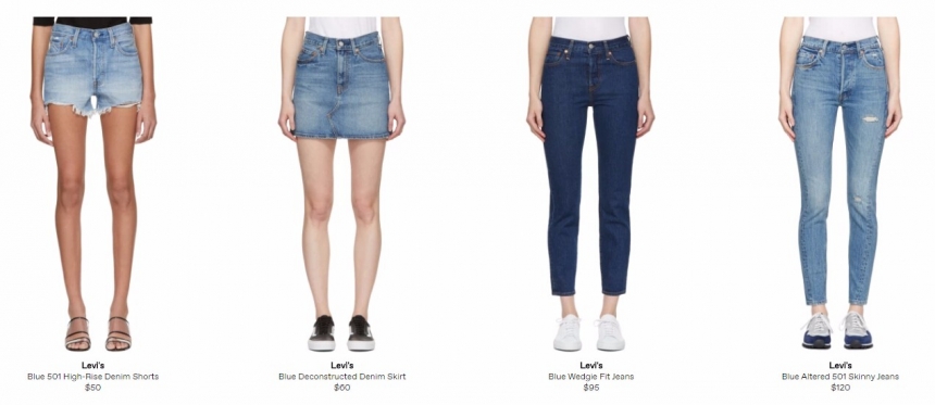 满200刀变可免费直邮中国~Ssense：精选 Levi's 男女牛仔系列