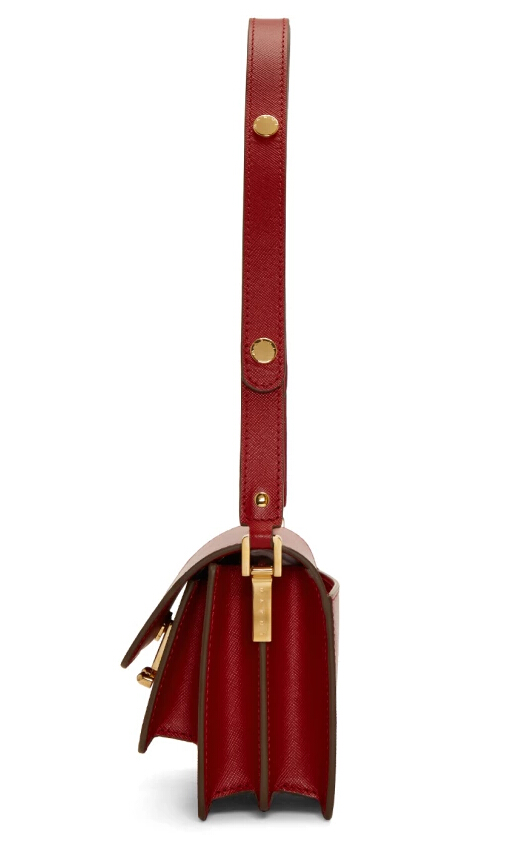 Marni Red Small Trunk Shoulder Bag 小款红色风琴包