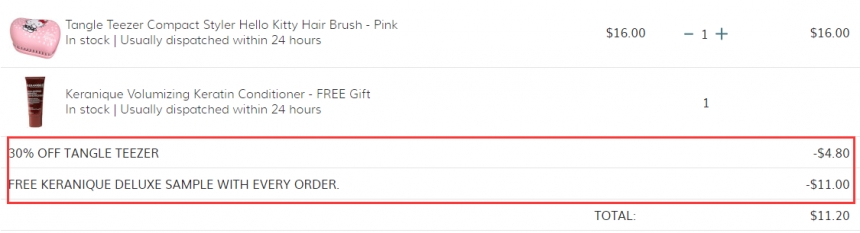 SkinCareRx：TANGLE TEEZER 凯特王妃同款 防静电打结梳