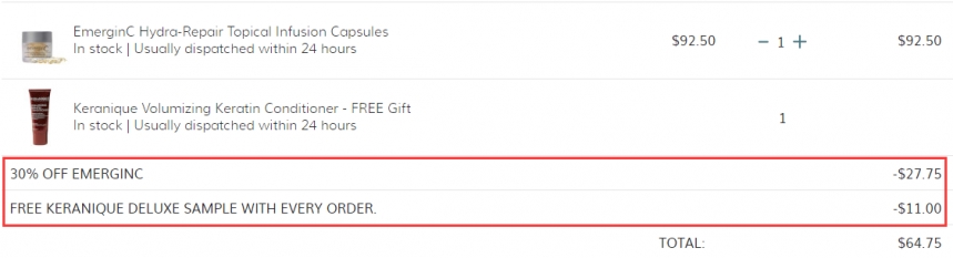 EmerginC  *修护保湿胶囊精华 