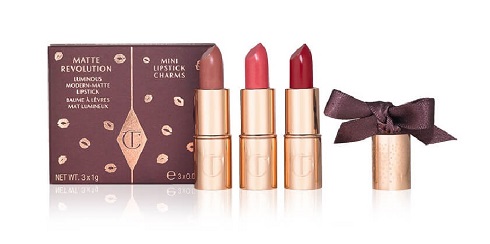 官网限定！Charlotte Tilbury CT 迷你哑光唇膏3件套