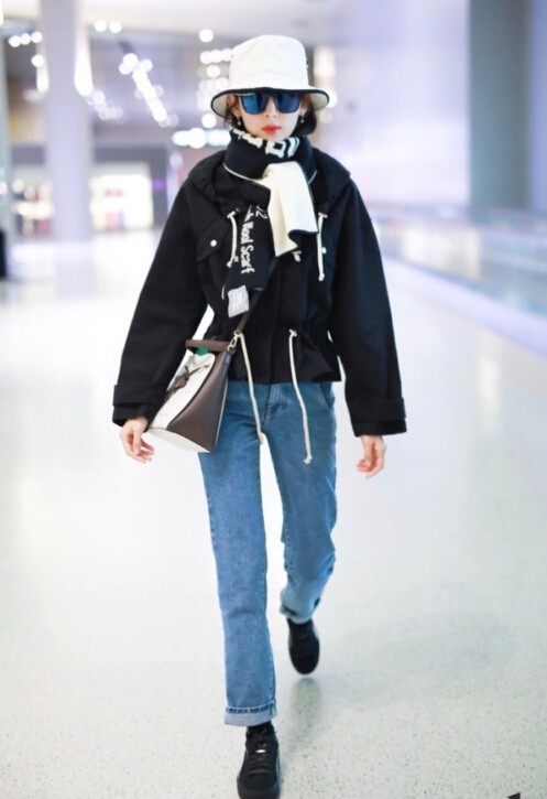古力娜扎同款 Isabel Marant Etoile 黑色夹克