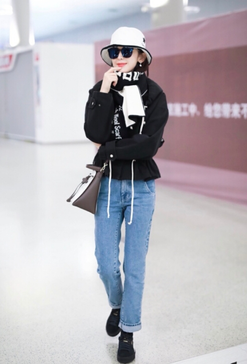 古力娜扎同款 Isabel Marant Etoile 黑色夹克