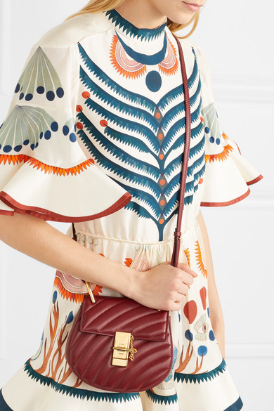 【NET-A-PORTER.COM 独家发售】CHLOÉ Drew Bijou 绗缝皮革单肩包