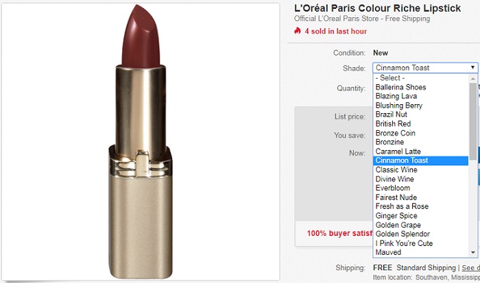  839 脏橘色有货！L'Oreal Paris 巴黎欧莱雅 Colour Riche 多个系列 金管口红