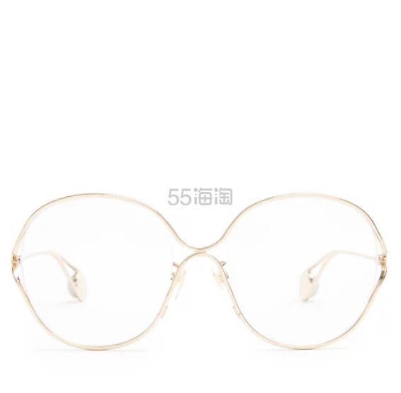 倪妮新一季再度代言 Gucci 眼镜广告大片曝光~Gucci 同款金属大框眼镜