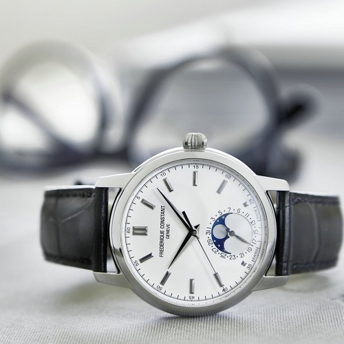 Frederique Constant 康斯登 Classics 系列 FC-715S4H6 男士月相手表