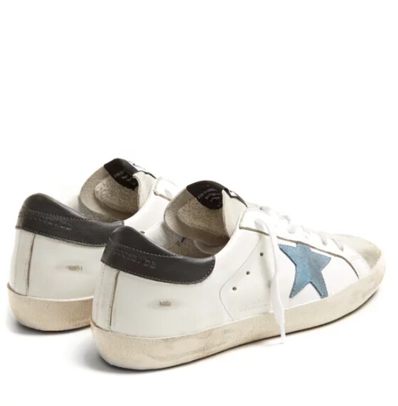 Golden Goose Super Star low-top leather trainers 女款黑尾小脏鞋