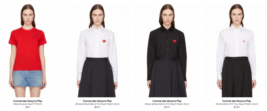 Ssense：精选 Comme des Garçons Play 春夏新款单品