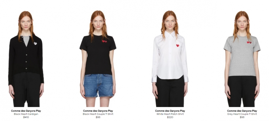 Ssense：精选 Comme des Garçons Play 春夏新款单品