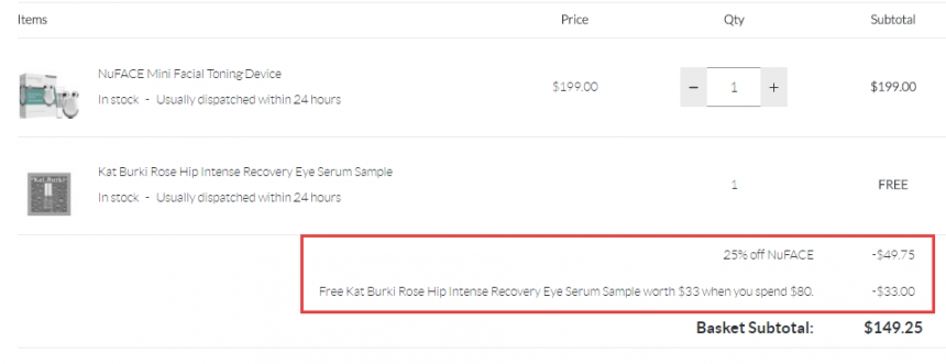SkinStore：NuFACE 微电流美容仪