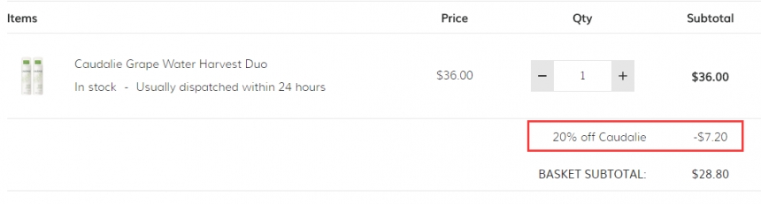 SkinCareRx：Caudalie 欧缇丽 葡萄籽精华天然护肤