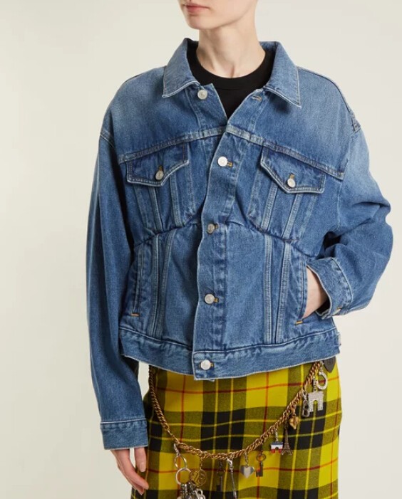 BALENCIAGA Swing denim jacket 牛仔夹克