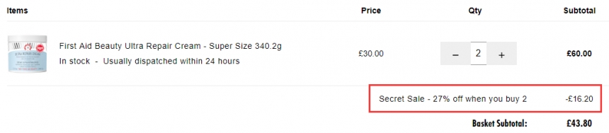 超大装!First Aid Beauty *美人*修复面霜 340.2g