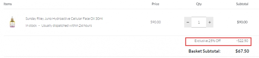 SUNDAY RILEY 水凝活肤面部护理油 30ml 