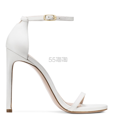 【女神高圆圆同款】 Stuart Weitzman The Nudisttraditional 一字带超高跟凉鞋-11.5cm