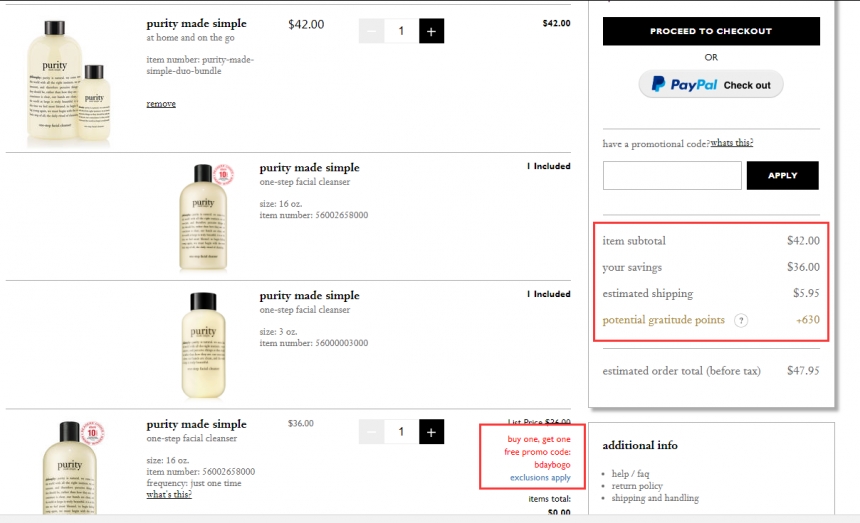 买一送一！Philosophy 自然哲理 一步到位洁面套装 480ml