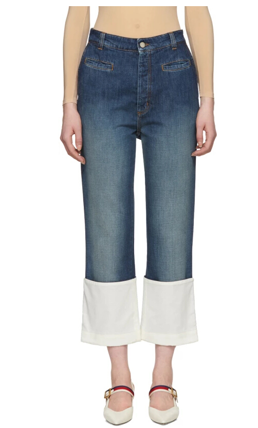 袁姗姗同款 Loewe Blue Anagram Sweatshirt 蓝色logo图案卫衣