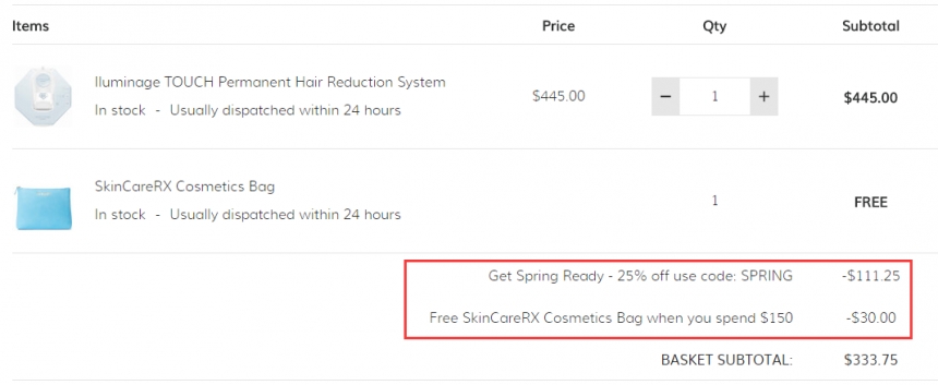 夏天必备!ILUMINAGE TOUCH 激光*仪