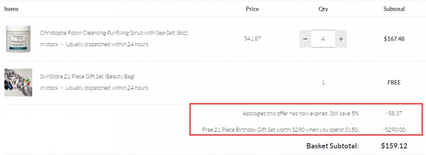 【限时*】最后一天！SkinStore：Christophe Robin、Alterna 、茱莉蔻等精选护肤洗护