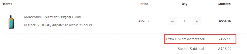 RY AU:Moroccanoil 摩洛哥油洗护产品