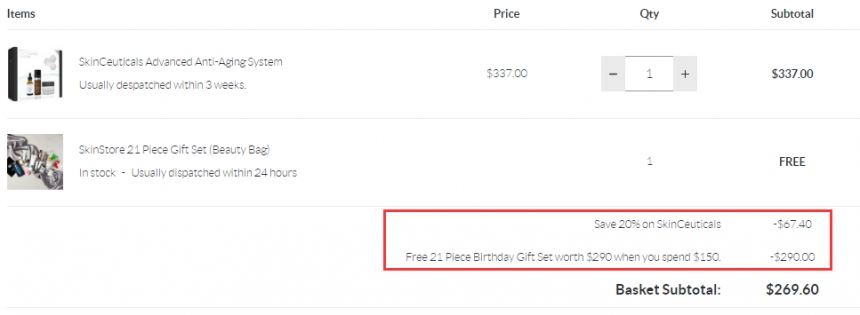 8折+送价值0大礼包！SKINCEUTICALS 杜克 抗老精华套装