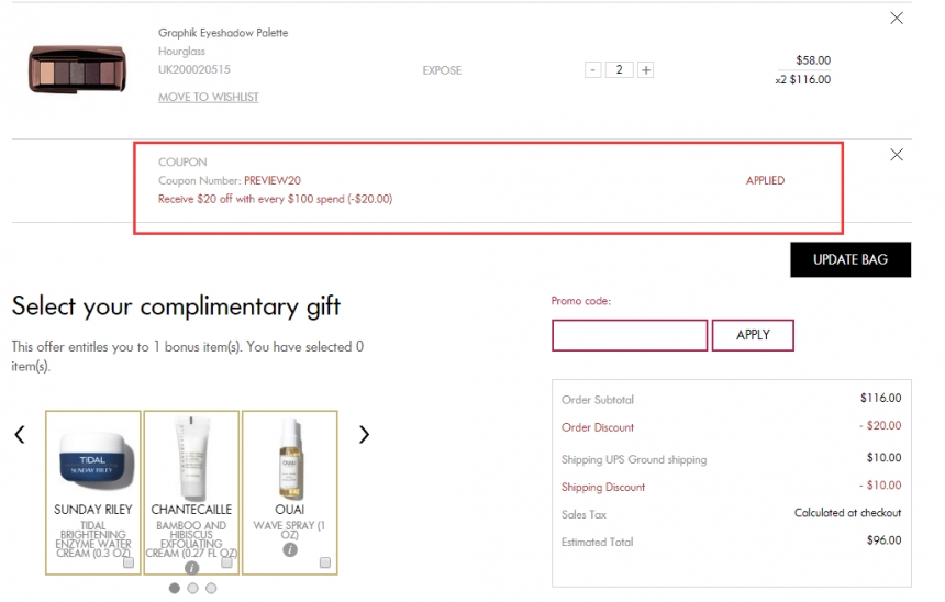 Space NK US：HOURGLASS 五花肉腮红等知名彩妆品牌