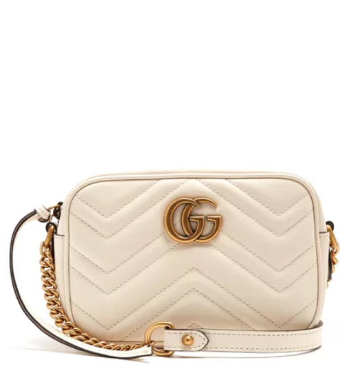 Gucci GG Marmont mini quilted-leather cross-body bag 迷你款小包 四色可选