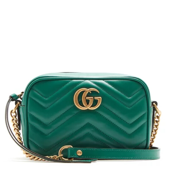 Gucci GG Marmont mini quilted-leather cross-body bag 迷你款小包 四色可选