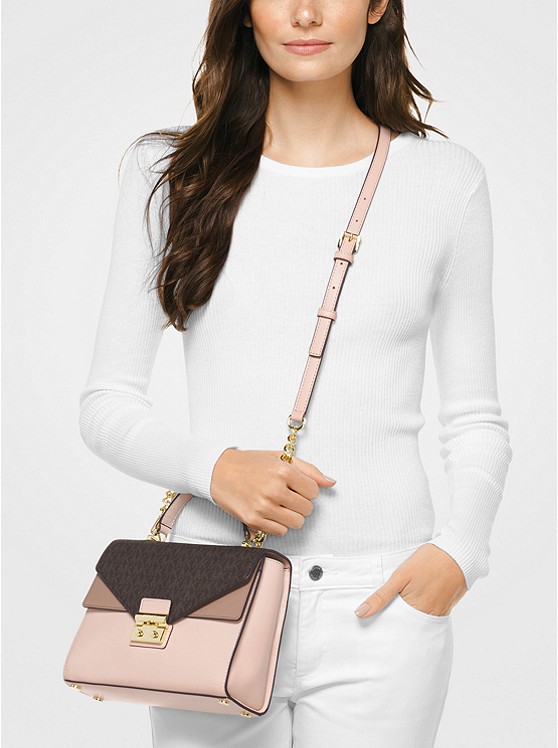 高返下午5点结束！Michael Kors 迈克高仕 Sloan 拼接色*手提斜挎包