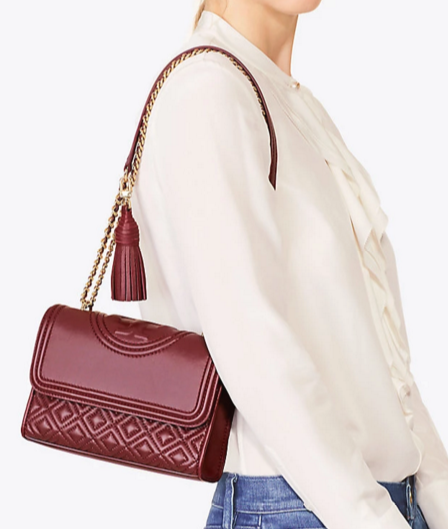 补货 新人9折！Tory Burch 汤丽柏琦 FLEMING 女士*链条包