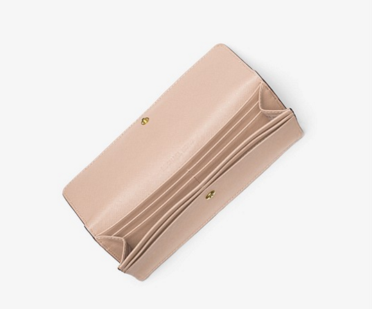 MICHAEL Michael Kors Jet Set Tr*el 十字纹牛皮钱夹