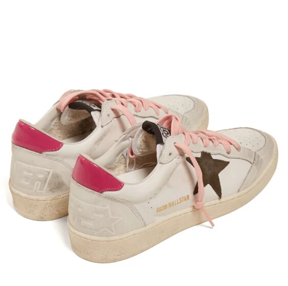 GOLDEN GOOSE DELUXE BRAND Dual Star low-top leather trainers 女款小脏鞋