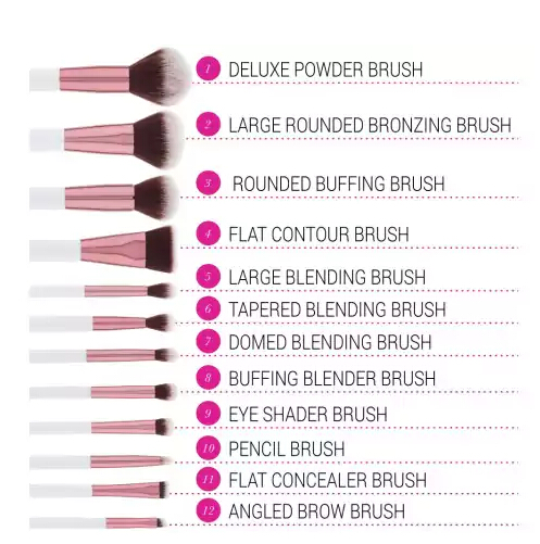 83折！BH Cosmetics  Crystal Quartz 高颜值套刷12支 