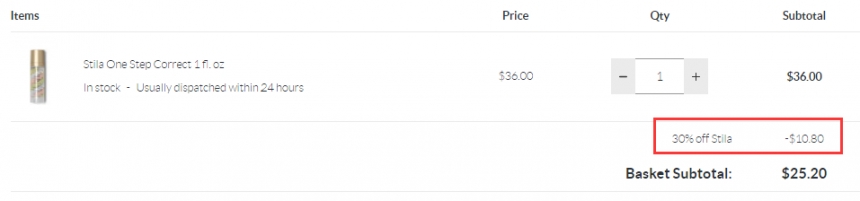 SkinStore：Stila 液体眼影等热卖彩妆