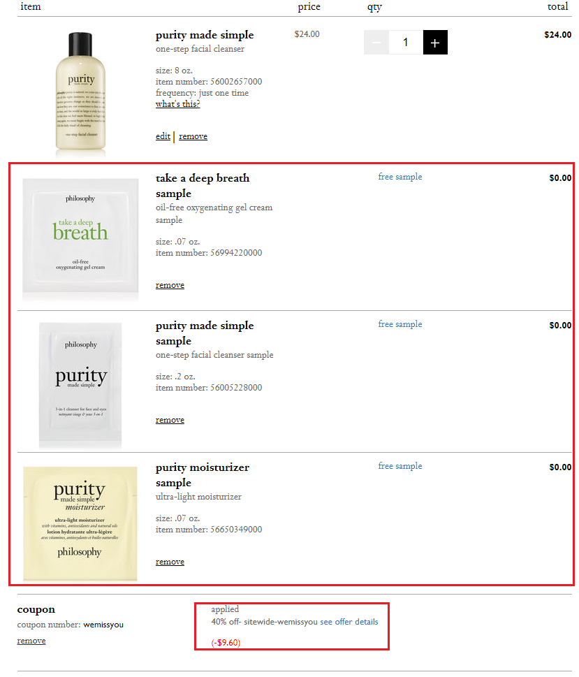 仅一天！Philosophy 自然哲理：天然护肤品牌