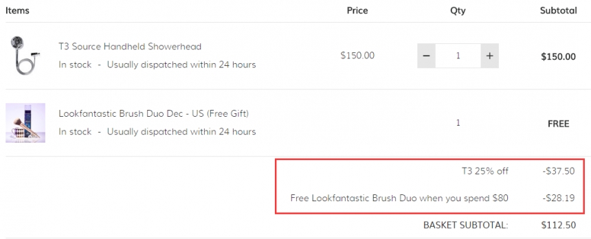 7.5折！T3 手持过滤花洒