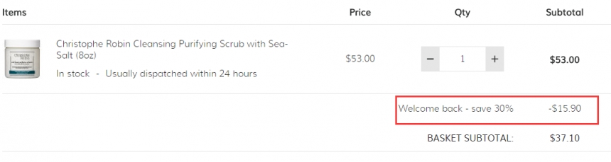 7折！CHRISTOPHE ROBIN 海盐头皮清洁膏 240ml