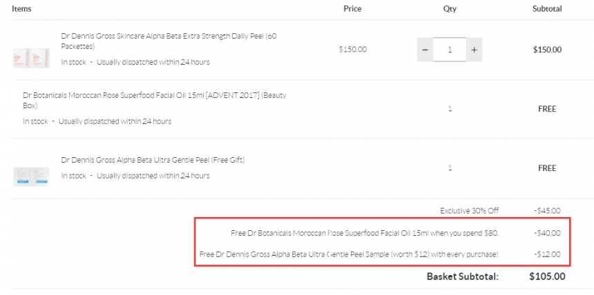 7折+赠礼！DR DENNIS GROSS 痘痘必备 果酸*棉片 60片