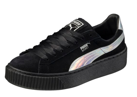 【活动最后几小时】Puma 彪马 BASKET PLATFORM EXPLOSIVE 镜面边厚底鞋