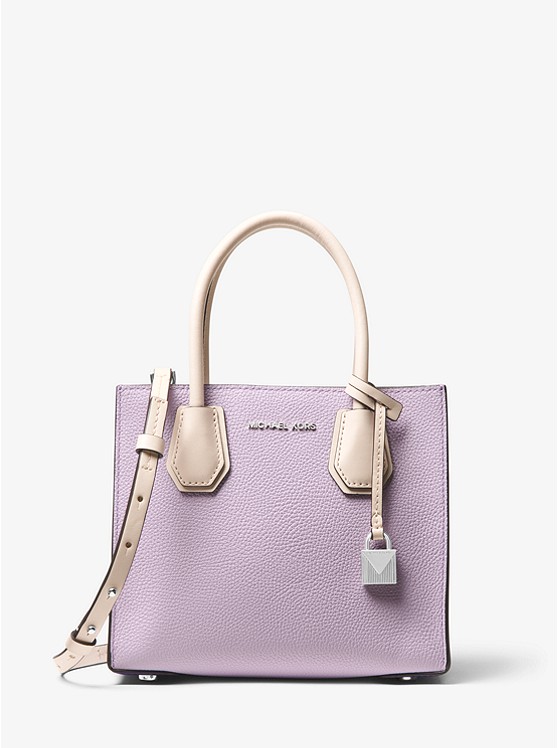 上新！MICHAEL KORS 小号 Mercer Color-Block 小号拼接色手提斜挎包