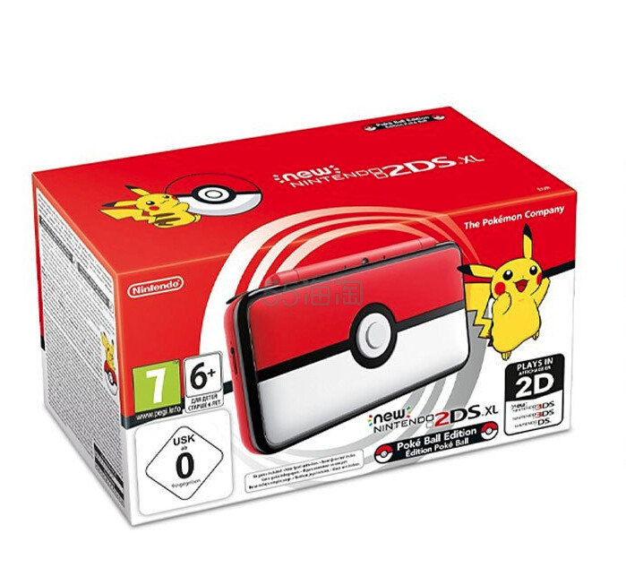 中亚prime会员 Nintendo 任天堂new 2ds Xl 精灵球限定版到手价912元