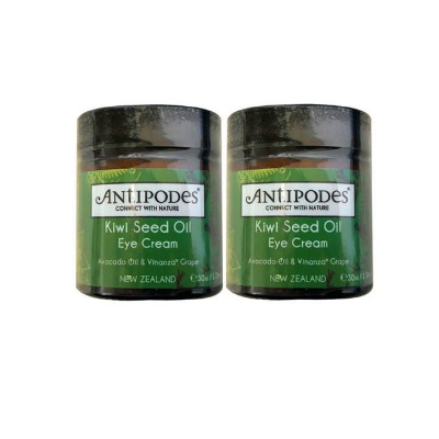 免邮套装！Antipodes 奇异果籽油修复眼霜 30ml*2瓶 