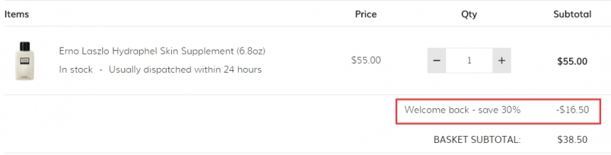 7折!ERNO LASZLO 奥伦纳素 保湿滋润蛋白水 200ml