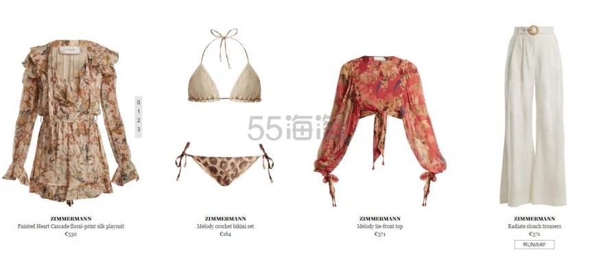 Matchesfashion：精选 ZIMMERMANN 唯美仙女裙